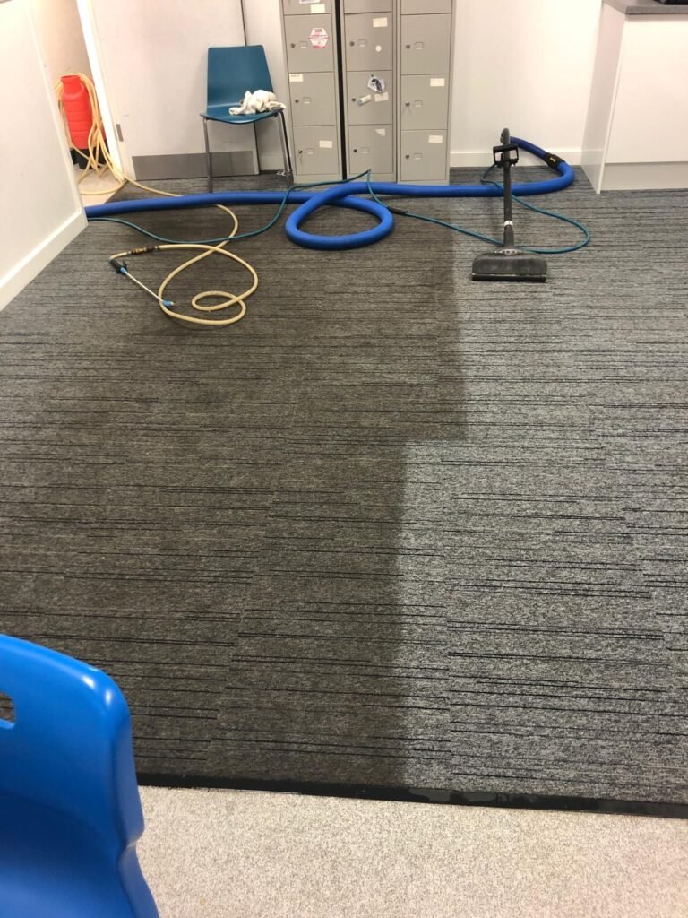 Commercial carpet cleaning office