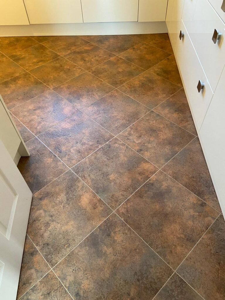 Luxury Vinyl Tile Amitico Floor Cleaned